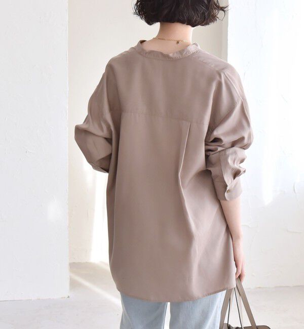 quaranciel「quaranciel:〈手洗い可能〉ドレッシー ワーク ポケット シャツ」|シャツ・ブラウス|