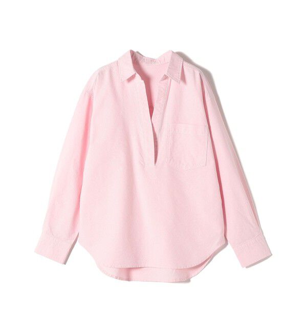 SHIPS for women「〈洗濯機可能〉ワンポイント 刺繍 スキッパー シャツ」|シャツ・ブラウス|