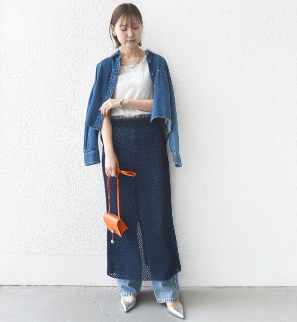 SHIPS for women「〈洗濯機可能〉2WAY ラメ タンクトップ」|タンクトップ|