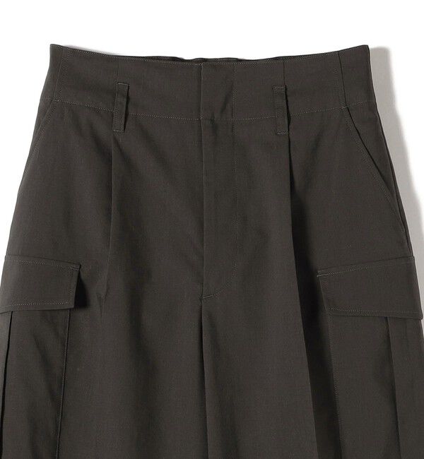 SHIPS for women「〈洗濯機可能〉ポリエステル 麻 カーゴ パンツ」|その他|