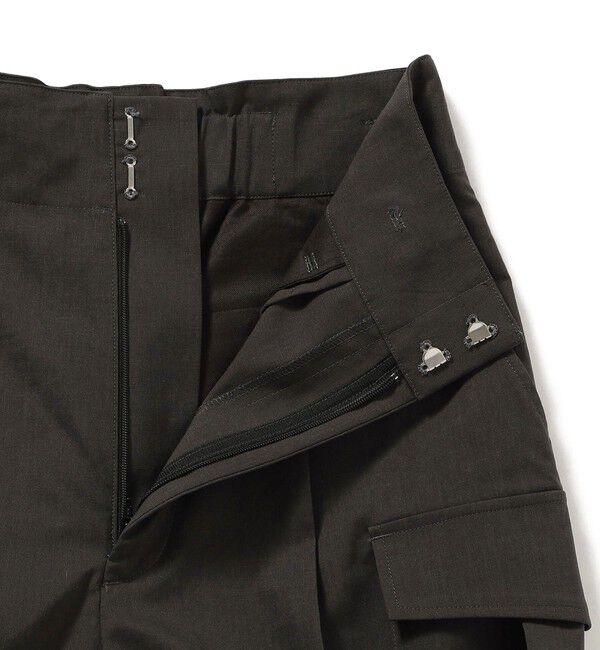 SHIPS for women「〈洗濯機可能〉ポリエステル 麻 カーゴ パンツ」|その他|