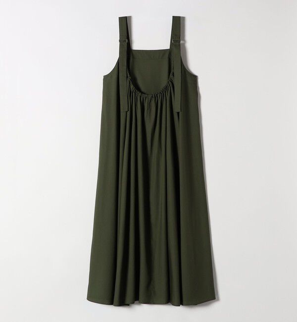 quaranciel「quaranciel:〈手洗い可能〉バックオープン ギャザー フレア ジャンパー スカート」|ワンピース|