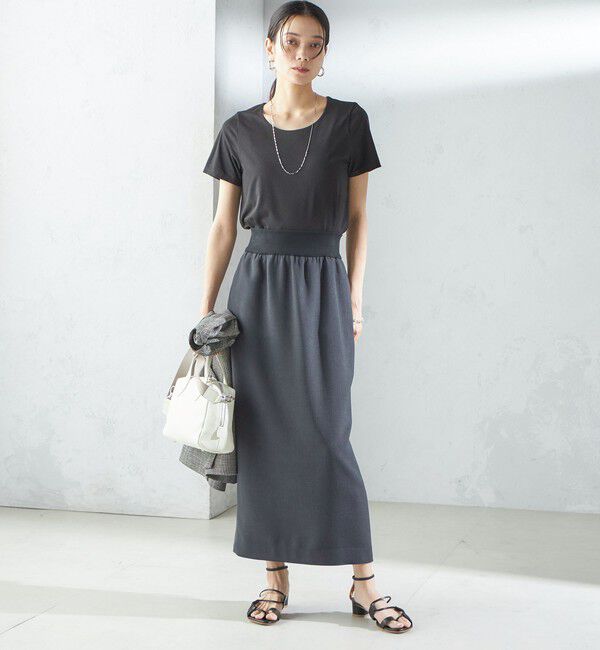 SHIPS for women「〈手洗い可能〉SORONA(R) クルーネック TEE」|Tシャツ・カットソー|