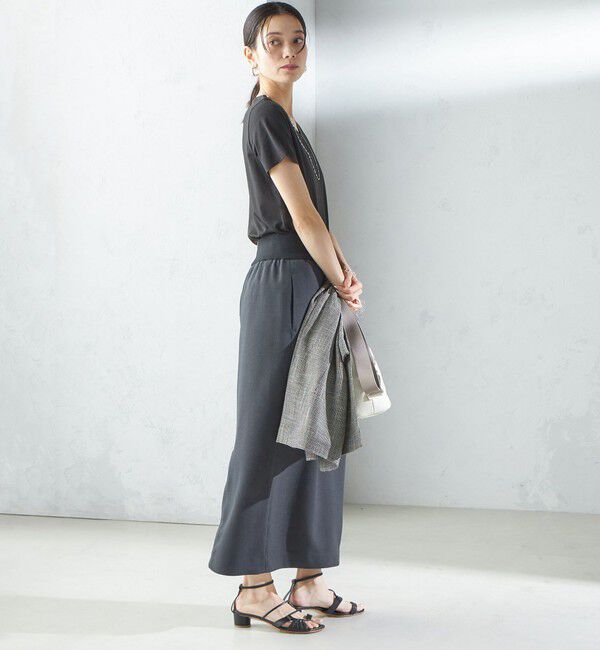 SHIPS for women「〈手洗い可能〉SORONA(R) クルーネック TEE」|Tシャツ・カットソー|