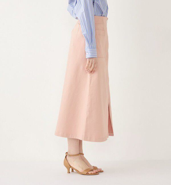 SHIPS Colors 「SHIPS Colors:〈洗濯機可能〉カラーデニム スカート」|フレア|