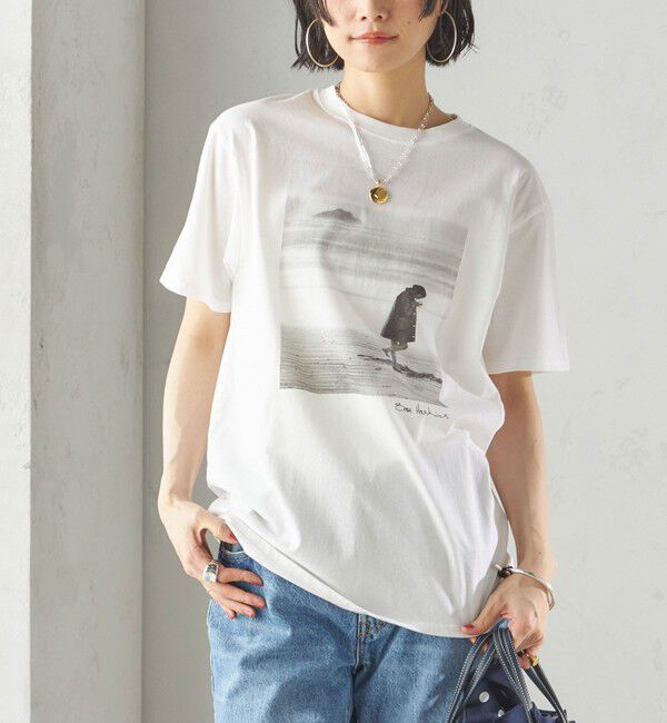 SHIPS for women「【SHIPS別注】COUTURE D'ADAM:Sam Haskins フォト TEE」|Tシャツ・カットソー|ホワイト