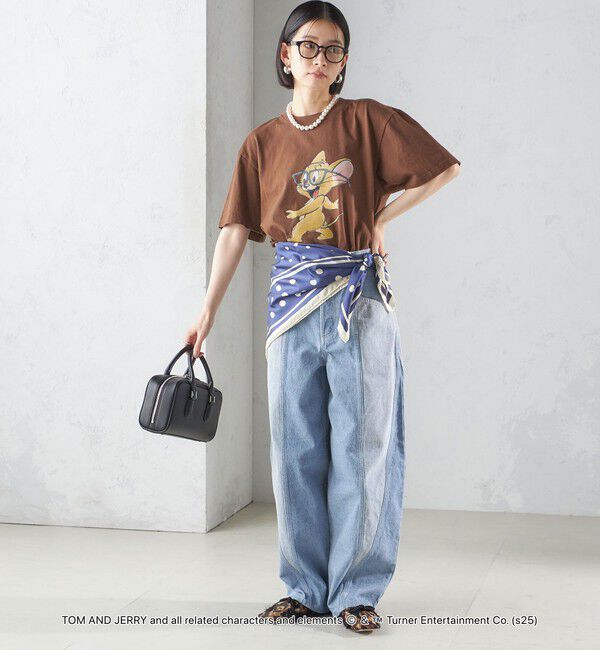 SHIPS for women「【SHIPS別注】manipuri:エンブレム スカーフ 88&times;88」|バンダナ・スカーフ|