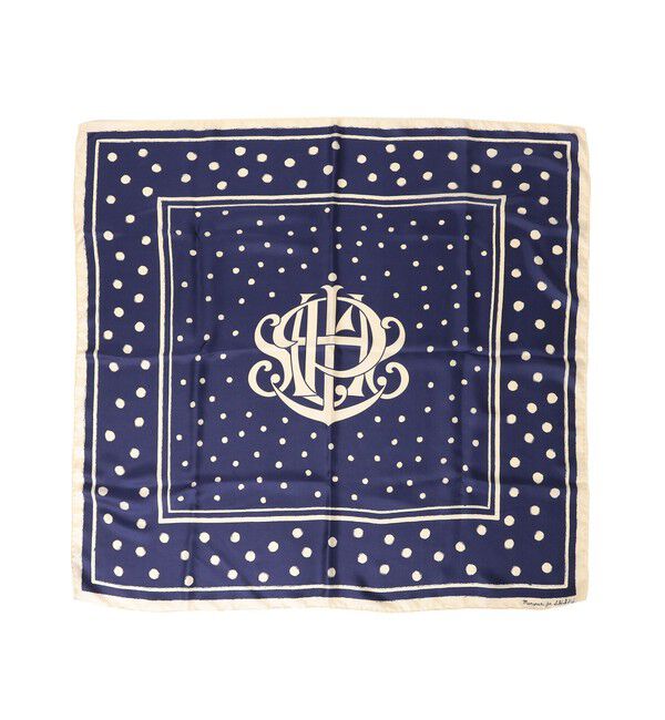 SHIPS for women「【SHIPS別注】manipuri:エンブレム スカーフ 88&times;88」|バンダナ・スカーフ|