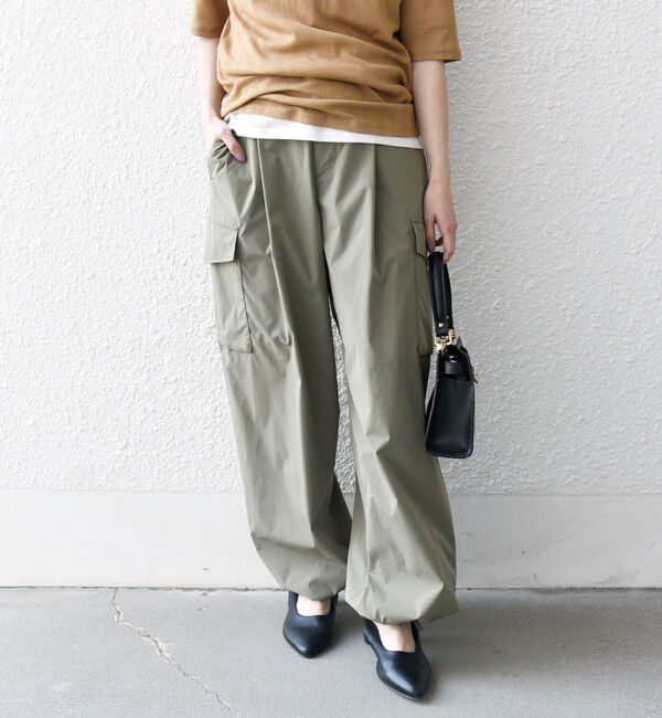 SHIPS any「SHIPS any:〈洗濯機可能〉タイプライター イージー カーゴ パンツ」|カーゴ|