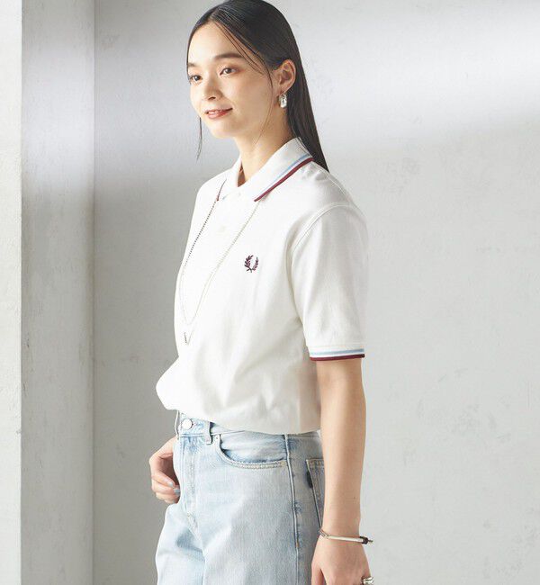 SHIPS for women「FRED PERRY:M12 TWIN TIPPED SHIRT」|ポロシャツ|