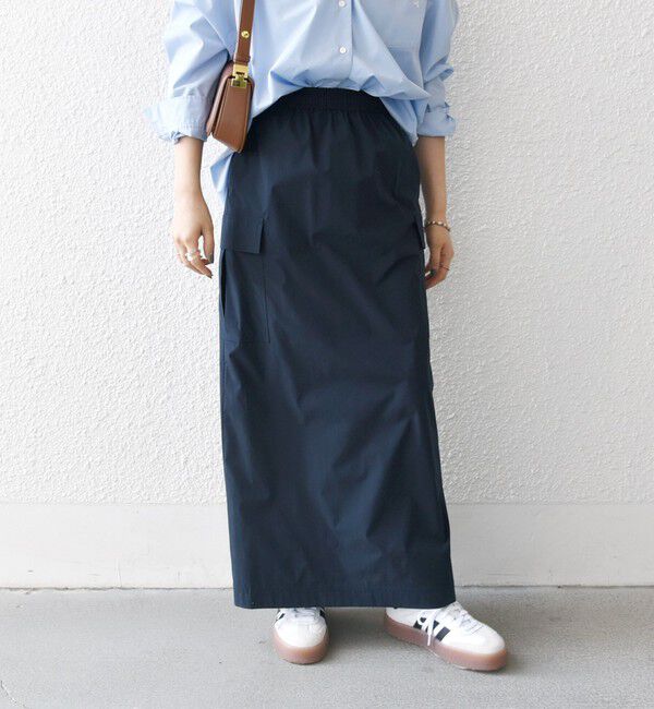 SHIPS any「SHIPS any:〈洗濯機可能〉タイプライター イージー カーゴ タイト スカート」|スカート|