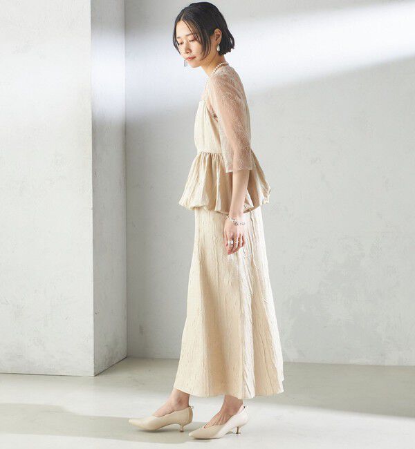 SHIPS for women「kaene:バルーン ペプラム ドレス（セレモニー対応可）」|ドレス|