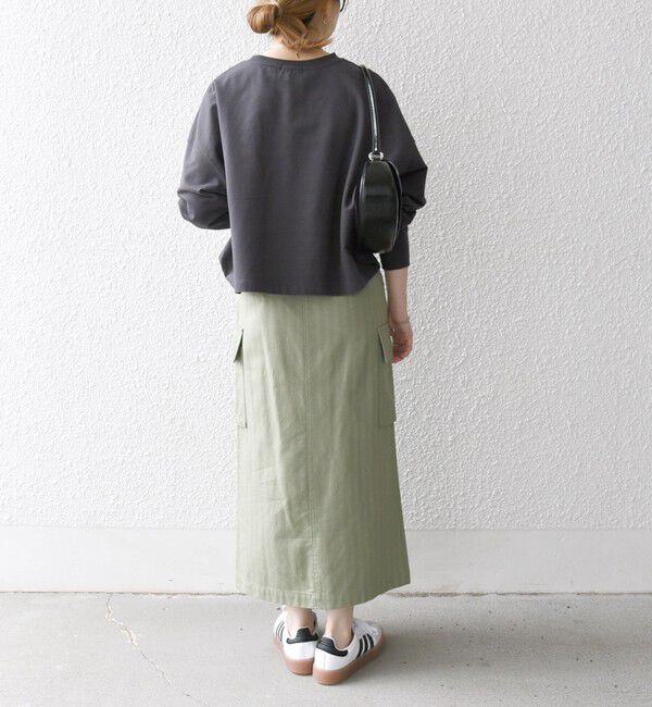 SHIPS any「SHIPS any:〈洗濯機可能〉インレイ ロングスリーブ コンパクト プルオーバー」|Tシャツ・カットソー|