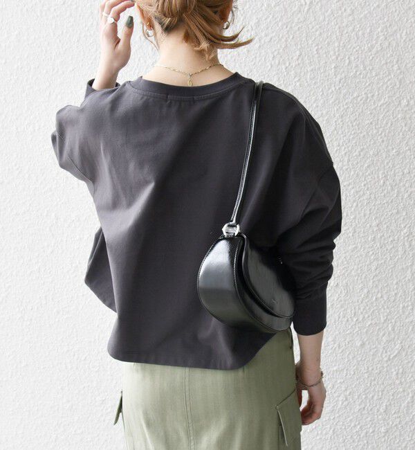 SHIPS any「SHIPS any:〈洗濯機可能〉インレイ ロングスリーブ コンパクト プルオーバー」|Tシャツ・カットソー|