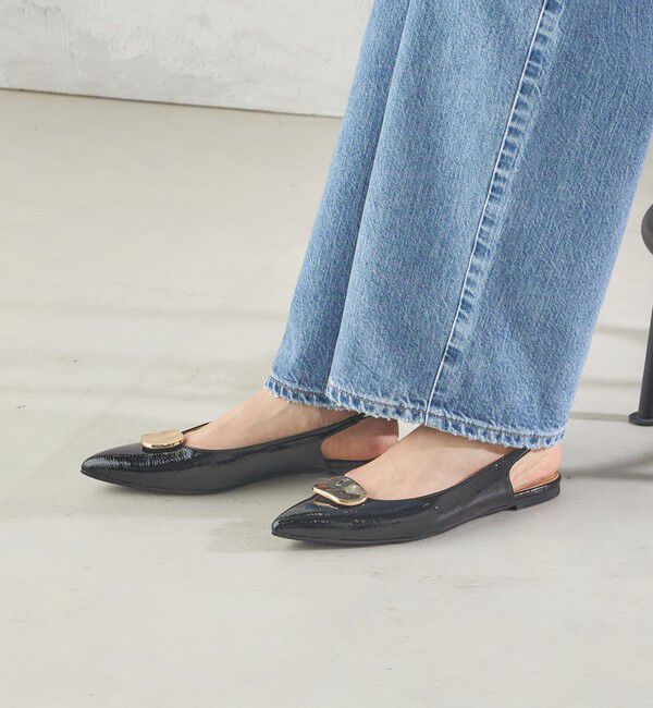 SHIPS for women「2WAY バックル スリング バック フラット シューズ」|パンプス|