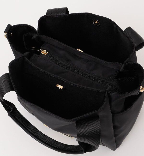 quaranciel「《一部追加予約》quaranciel: 2way 8ポケット ライン ショルダー バッグ」|ショルダー・メッセンジャー|