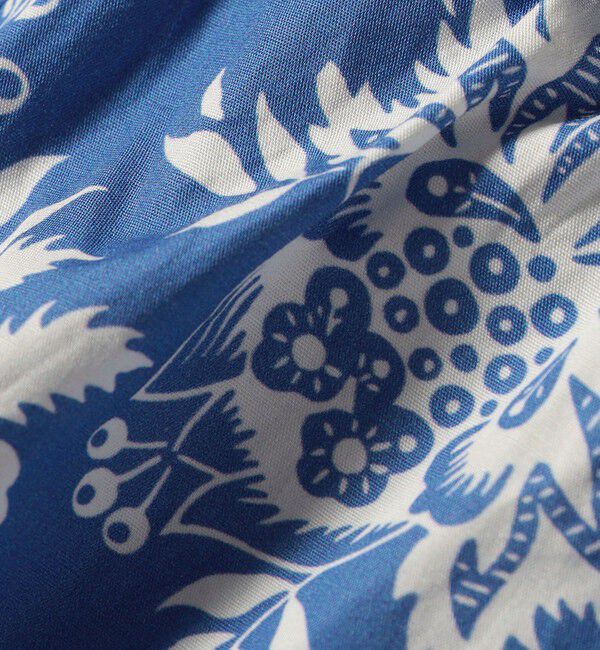 SHIPS any「SHIPS any:〈洗濯機可能〉Les Olivades ボタニカル プリント ベルト ラップ セミワイド パンツ」|その他|