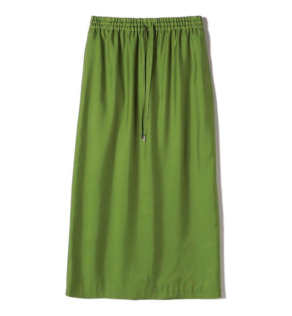 SHIPS for women「〈手洗い可能〉キュプラ混 ツイル ドロスト スカート」|スカート|