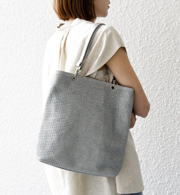 SHIPS any「《一部追加予約》SHIPS any: スクエア メッシュ ハンドル トート バッグ 26SS」|トートバッグ|