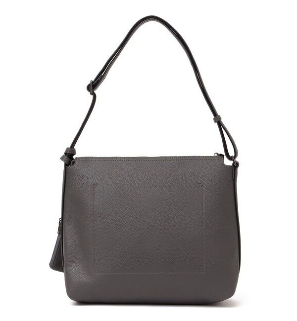 SHIPS any「SHIPS any: スプリット レザー ジップ ショルダーバッグ (カードケース付き) 26SS◆」|ショルダー・メッセンジャー|