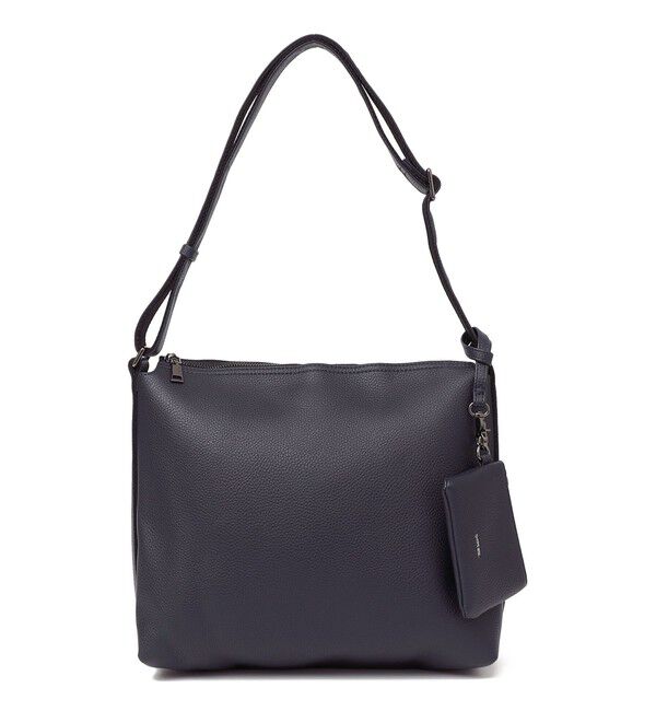 SHIPS any「SHIPS any: スプリット レザー ジップ ショルダーバッグ (カードケース付き) 26SS◆」|ショルダー・メッセンジャー|