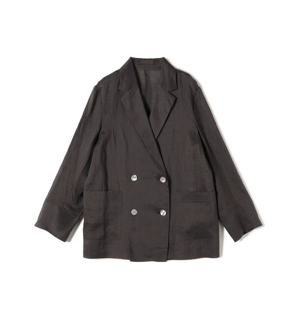 SHIPS for women「〈手洗い可能〉ラミー 4 シアー ジャケット」|テーラードジャケット|