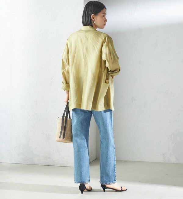 SHIPS for women「〈手洗い可能〉ラミー 4 シアー ジャケット」|テーラードジャケット|