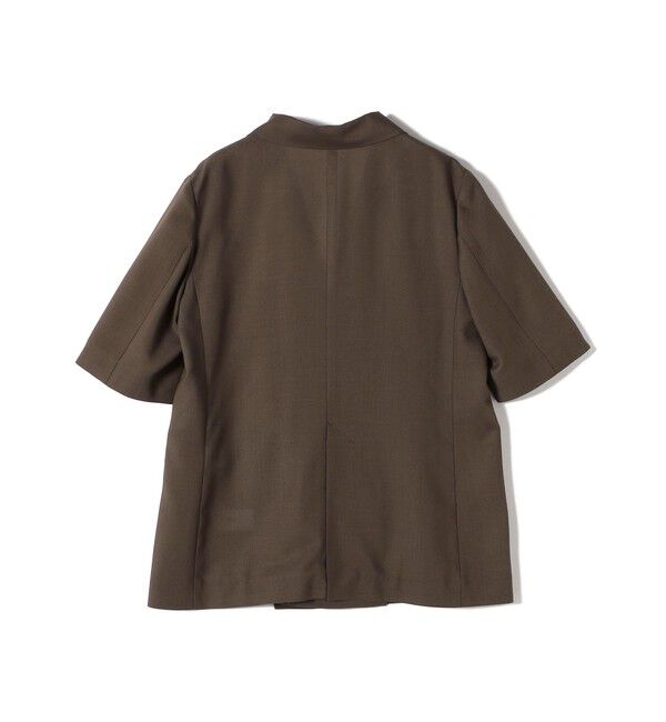 SHIPS for women「〈手洗い可能〉ダブル 半袖 ジャケット」|テーラードジャケット|