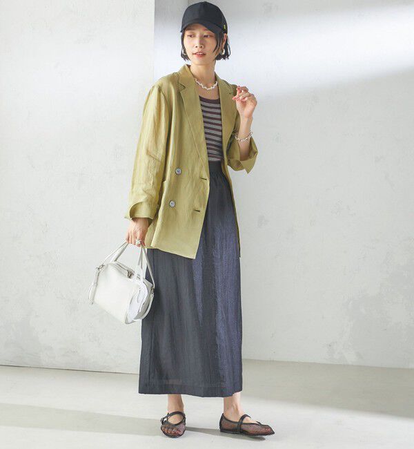 SHIPS for women「Revis.:〈UVカット/撥水〉リボン キャップ」|キャップ・キャスケット|