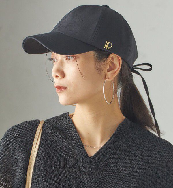 SHIPS for women「Revis.:〈UVカット/撥水〉リボン キャップ」|キャップ・キャスケット|