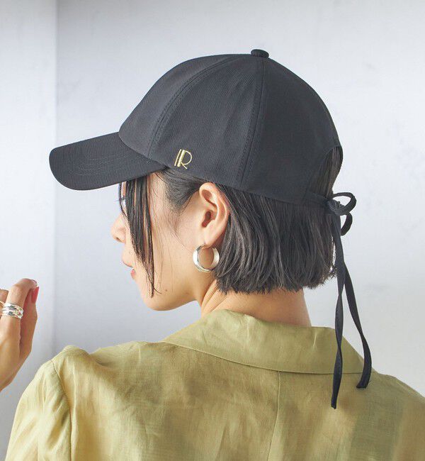 SHIPS for women「Revis.:〈UVカット/撥水〉リボン キャップ」|キャップ・キャスケット|