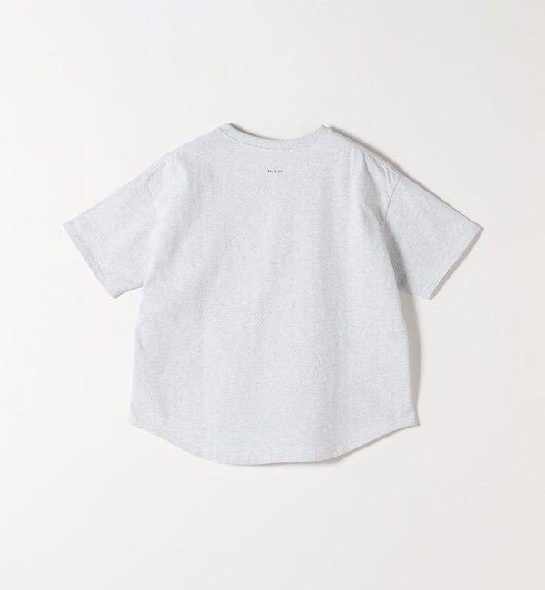 SHIPS any「【WEB限定/SHIPS any別注】THE KNiTS:〈洗濯機可能〉ラウンドヘム プリント ショート TEE」|Tシャツ・カットソー|