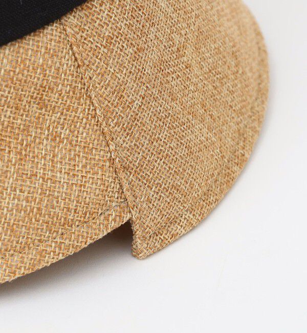 quaranciel「quaranciel :〈手洗い可能〉リネン ライク リボン バケット ハット」|ハット|