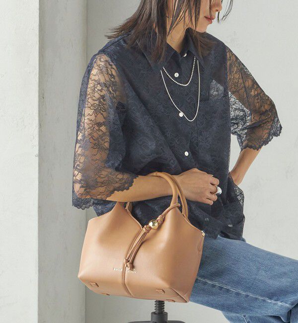 SHIPS for women「NUCLE: FIORE」|ショルダー・メッセンジャー|キャメル