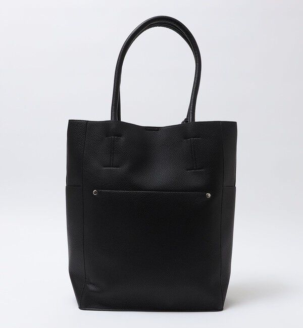 SHIPS「【WEB限定】SHIPS: 合成皮革 ヴァーティカル ビズ トート バッグ (クラッチバッグ付き)」|トートバッグ|