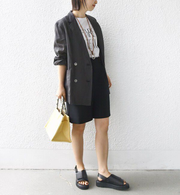 SHIPS for women「〈手洗い可能〉ダブル クロス ハーフ パンツ」|キュロット|