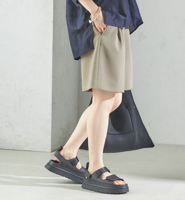 SHIPS for women「〈手洗い可能〉ダブル クロス ハーフ パンツ」|キュロット|