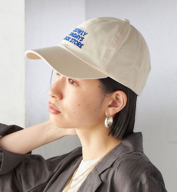 SHIPS for women「Portland Hat: 刺繍 ロゴ キャップ」|キャップ・キャスケット|