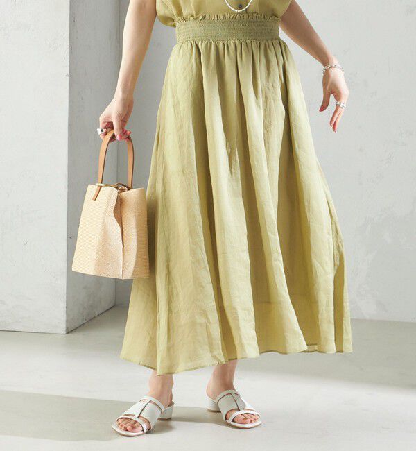 SHIPS for women「〈手洗い可能〉ラミー 4 ウエスト シャーリング スカート」|スカート|