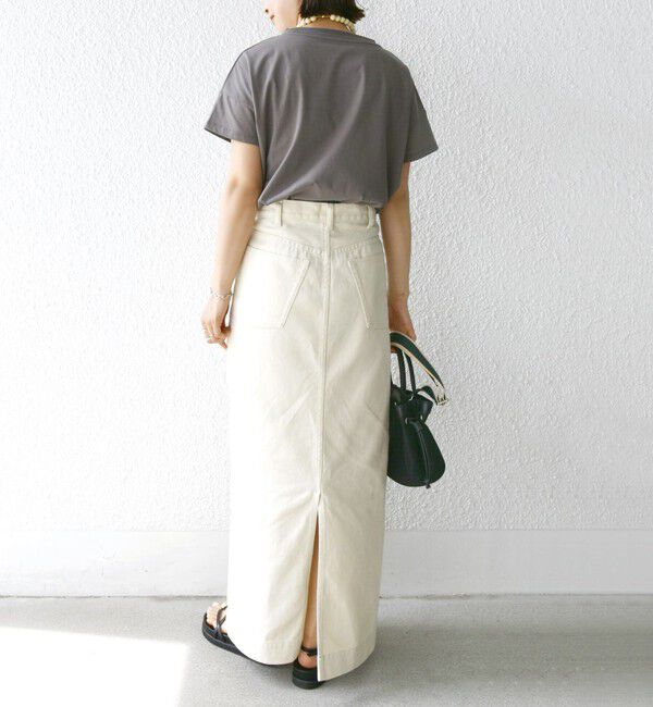 SHIPS for women「【WEB限定】ファンシー コード 刺繍 ロゴ TEE」|Tシャツ・カットソー|