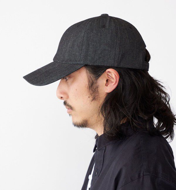 SHIPS「【WEB限定】SHIPS: ワンポイント ロゴ エンブロイダリー オーバーフィット デニム キャップ」|キャップ・キャスケット|