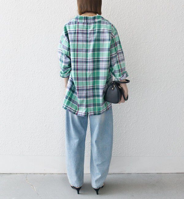 SHIPS any「SHIPS any:〈洗濯機可能〉マドラス チェック テーラード シャツ ジャケット」|テーラードジャケット|