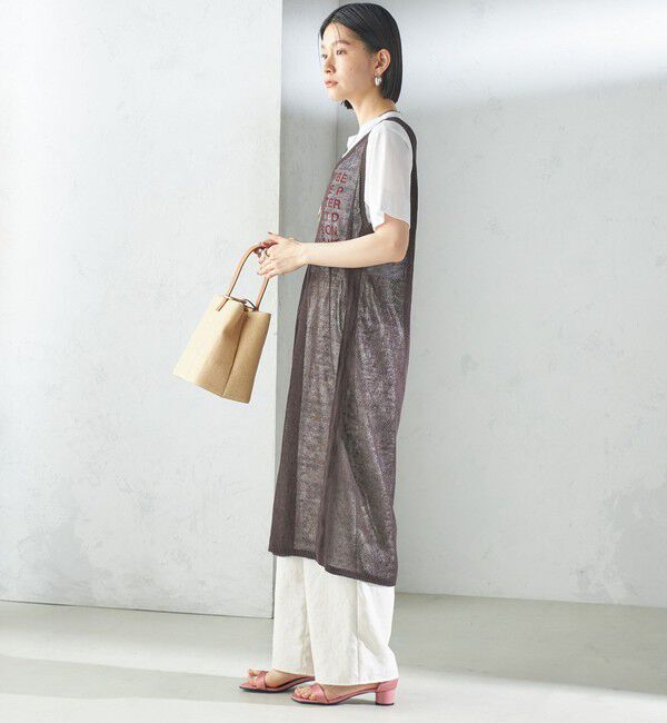 SHIPS for women「〈手洗い可能〉前後 2WAY イタリアン シアー リネン ワンピース」|ワンピース|