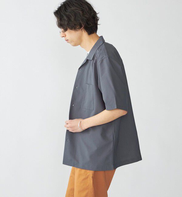 SHIPS「SHIPS: AirShade オープンカラー ショートスリーブ シャツ」|シャツ・ブラウス|