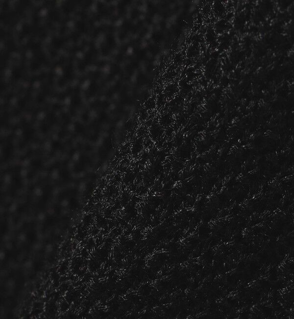 quaranciel「quaranciel:〈手洗い可能〉ラミー ミックス Vネック ノースリーブ シアー ニット」|ニット・セーター|