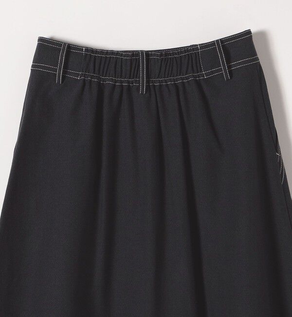 SHIPS any「SHIPS any:〈洗濯機可能〉オックス ステッチ フレア ロング スカート」|フレア|