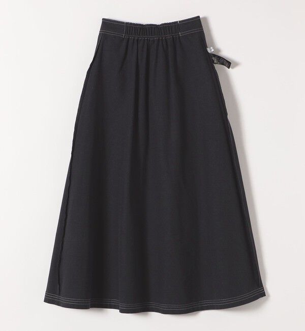 SHIPS any「SHIPS any:〈洗濯機可能〉オックス ステッチ フレア ロング スカート」|フレア|