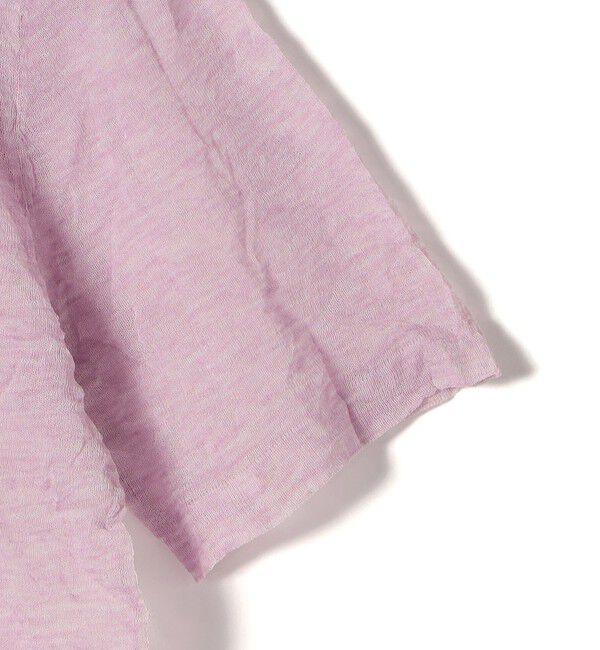 SHIPS for women「《予約》Wai＋:〈手洗い可能〉クリンクル シアー ショート スリーブ プルオーバー」|ニット・セーター|