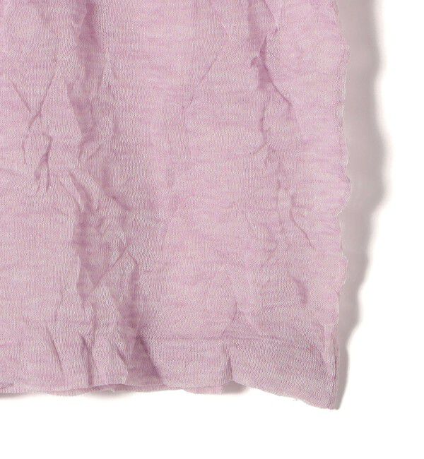 SHIPS for women「《予約》Wai＋:〈手洗い可能〉クリンクル シアー ショート スリーブ プルオーバー」|ニット・セーター|