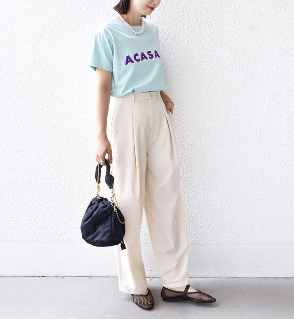 SHIPS for women「ACASAM:クルーネック TEE」|Tシャツ・カットソー|